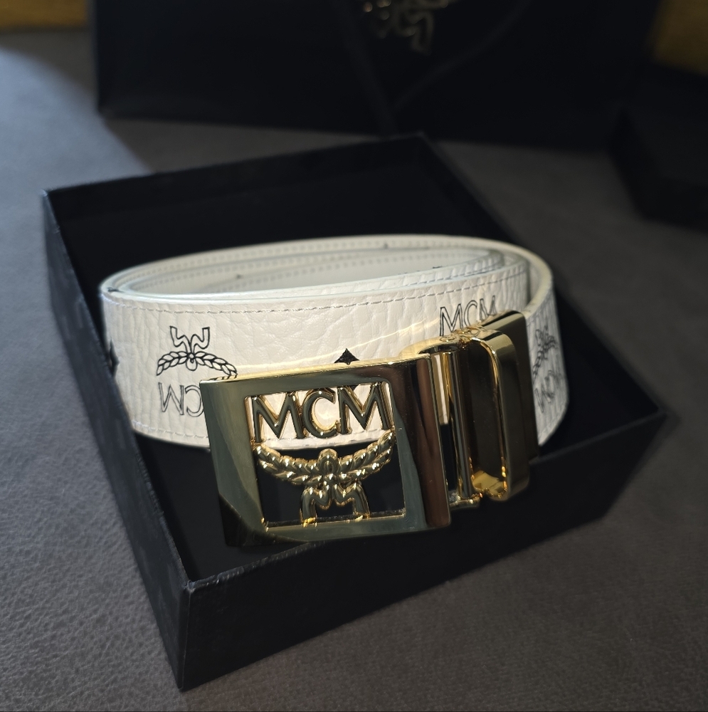White MCM Belt